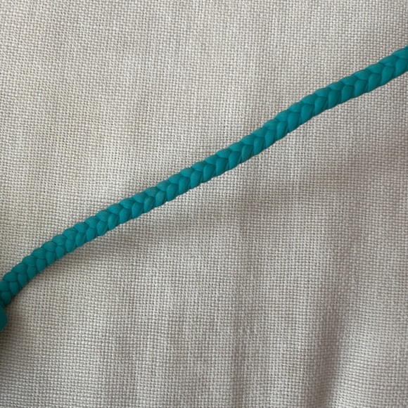 Swim Systems triangle bikini top. Size DD. Color Teal. - Picture 2 of 5